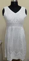 Sleeveless Cotton Short Dream White